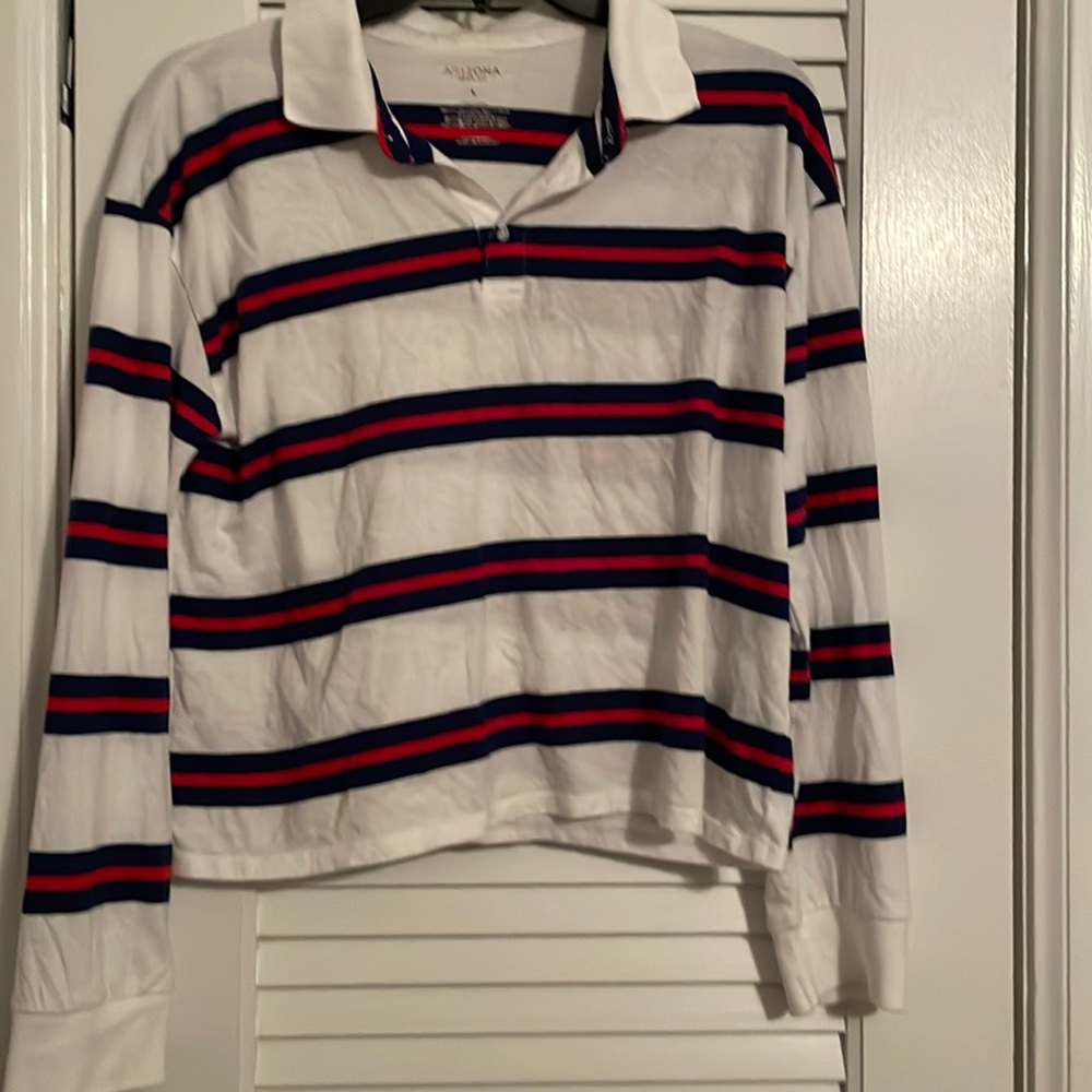 Collar stripped shirt